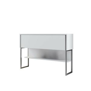 Komoda Luxe White and Silver obraz