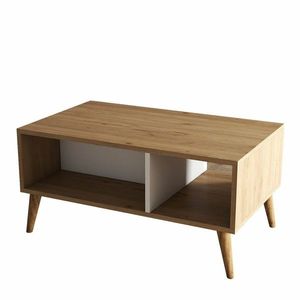 Konferenční stolek Exxen Oak and White, dub obraz
