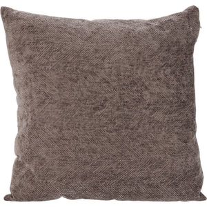 Polštářek Chenille Dark Brown, 45 x 45 cm obraz