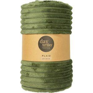 Deka Stripes Green, 130 x 160 cm obraz