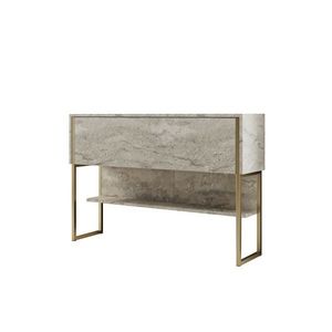 Komoda Luxe Travertine and Gold obraz
