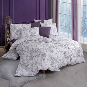 BedTex Bavlněné povlečení Viona fialová, 160 x 200 cm, 2 x 70 x 80 cm, 160 x 200 cm, 2 ks 70 x 80 cm obraz