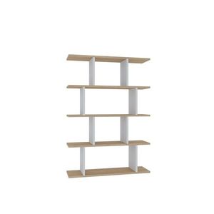 Knihovna Harmon White and Oak obraz