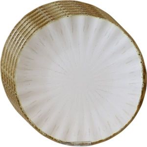 Sada 6 kameninových mělkých talířů Shellure 27 cm, 27 cm obraz