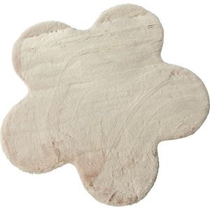 Koberec Flower Beige, pr. 90 cm obraz