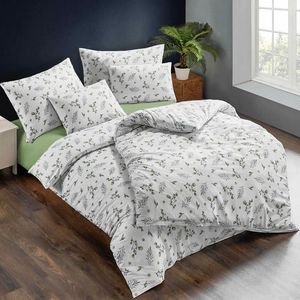 BedTex Bavlněné povlečení Olivia zelená, 140 x 200 cm, 70 x 90 cm, 140 x 200 cm, 70 x 90 cm obraz