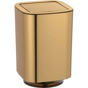 Wenko Odpadkový koš s výkyvným víkem Auron 5, 5 l, zlatá obraz