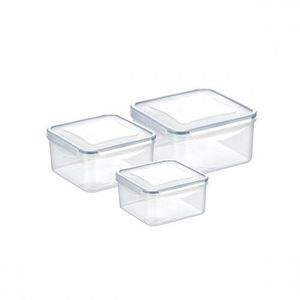 Tescoma 3dílná sada dóz FRESHBOX 0, 4/0, 7/1, 2 l, čtvercová, 3 ks obraz