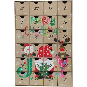 Adventní kalendář Joy, 38 x 26 x 6, 5 cm obraz