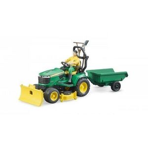 Bruder Traktor John Deere s přívěsem a zahradníkem, 17, 5 x 19 x 30 cm obraz