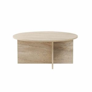 Konferenční stolek Soleil Travertine, travertin obraz