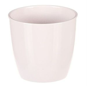 Keramický obal na květiny Terakota, pr. 12 cm, bílá obraz