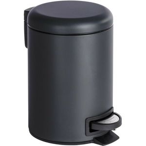 Wenko Pedálový odpadkový koš Leman 3 l, černá, 3 l obraz