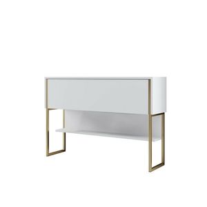 Komoda Luxe White and Gold obraz