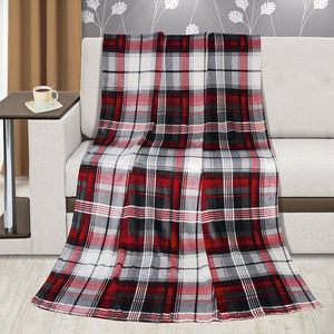Bellatex KEMPING PLUS Červené čtverce, 150 x 200 cm obraz