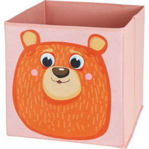 Úložný box z netkané textilie Medvěd 30 x 30 cm obraz