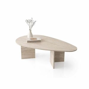 Konferenční stolek Flap Travertine obraz