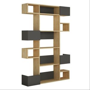 Knihovna Niho Anthracite and Oak obraz