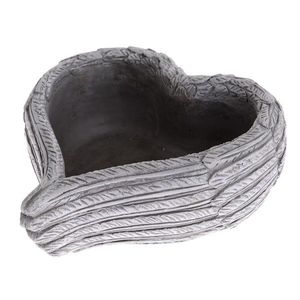 Pietní dekorace Betonový květináč Srdce, 23 x 10 x 23 cm obraz