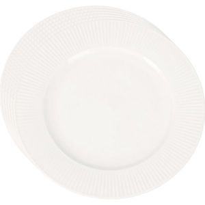 Sada 6 porcelánových mělkých talířů Linie 27 cm obraz
