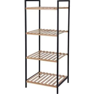 Koupelnový regál Tromso, 4 police, 38 x 95 x 32, 5 cm obraz
