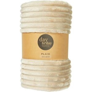 Deka Stripes Beige, 130 x 160 cm obraz