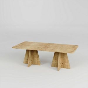 Konferenční stolek Double Mushroom Sapphire Oak obraz