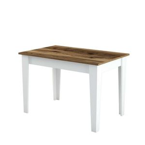 Jídelní stůl Kiev White and Walnut obraz