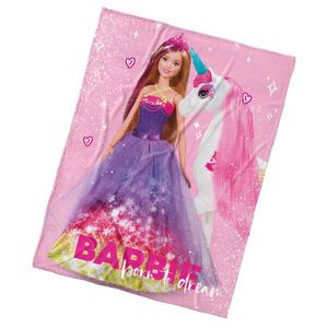 Carbotex Dětská deka Barbie a Kouzelný Jednorožec, 130 x 170 cm obraz