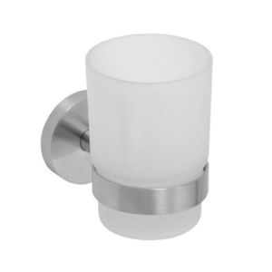 Sapho X-STEEL Sklenička s držákem sklo/nerez XS900 obraz