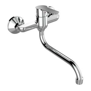 Mereo Dřezová nástěnná baterie, Zuna, 150 mm, s ramínkem trubkovým ø 18 mm 200 mm, chrom CB30101Z obraz