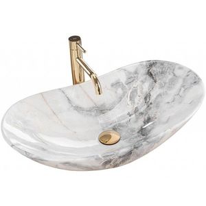 REA Umyvadlo na desku Royal Granit 61x35 REA-U8596 obraz