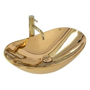 REA Umyvadlo na desku Royal Gold REA-U4545 obraz
