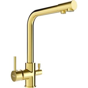 MEXEN Duero dřezová baterie, zlato 671600-50 obraz
