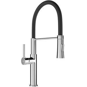 MEXEN Dina dřezová baterie, chrom / černá 672701-07 obraz