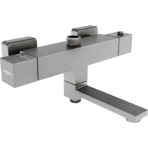 MEXEN Cube baterie termostatická vanová/ sprchová grafit 77910-66 obraz