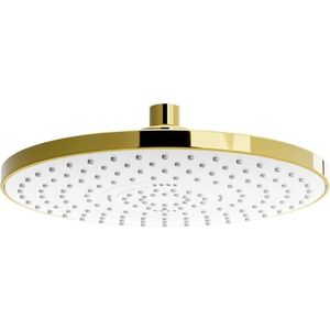 MEXEN D-05 hlavová sprcha 22 cm zlatá/ bílá 79705-50 obraz