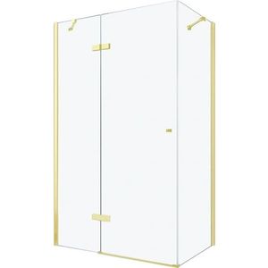 MEXEN/S ROMA sprchový kout 110x90, transparent, zlatá 854-110-090-50-00 obraz