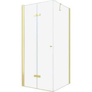 MEXEN/S LIMA sprchový kout 70x80, transparent, zlatá 856-070-080-50-00 obraz