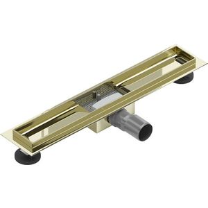 MEXEN Flat odtokový žlab bez roštu 50 cm zlata 1515050 obraz