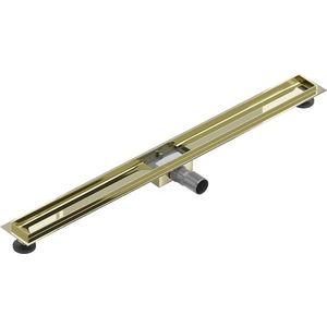 MEXEN Flat odtokový žlab bez roštu 100 cm zlatý 1515100 obraz