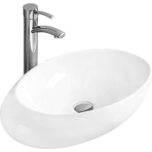 MEXEN Mallow umyvadlo na desku 59x36cm bílá 21435900 obraz