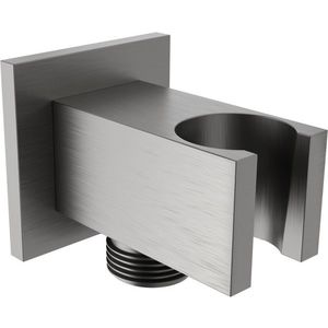 MEXEN Držák sprchy Cube, pevný, s vyústěním, grafit 79300-66 obraz