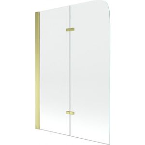 MEXEN Felix vanová zástěna 2-wing 80x140, zlato 890-080-002-50-00 obraz