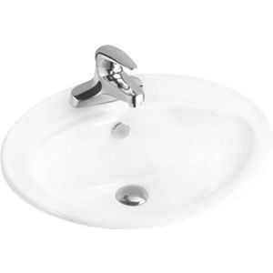 MEXEN Selma umyvadlo na desku 56x46cm bílá 25085600 obraz