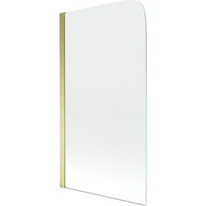 MEXEN Felix 1křídlá vanová zástěna 70 x 140, transparent, zlatá 890-070-001-50-00 obraz