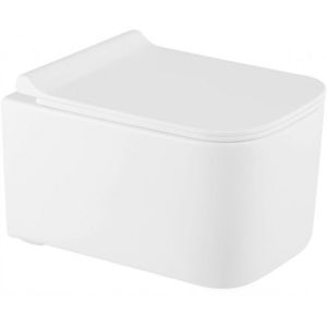 MEXEN/S ELIS WC mísa rimless + sedátko 39070100, bílá 30910700 obraz