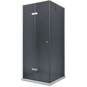 MEXEN/S LIMA sprchový kout 100x110, grafit, chrom 856-100-110-01-40 obraz