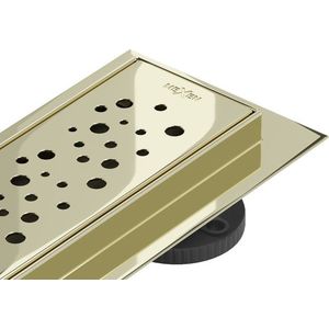 MEXEN/S Flat M12 odtokový žlab 100 cm zlatý 1521100-15 obraz