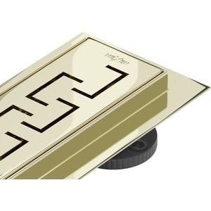 MEXEN/S Flat M15 odtokový žlab 100 cm zlatý 1524100-15 obraz